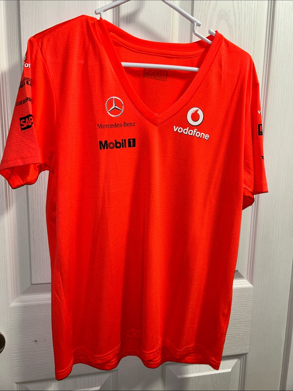 Formula 1 Hugo Boss Bright Red Vodafone Logo Tee